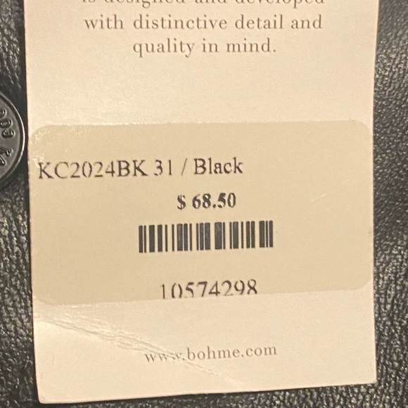 BOHME - Kancan Vegan Leather Pant in Black - Picture 10 of 11